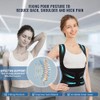 Posture Corrector for Women and Men, Back Brace Support (Black,