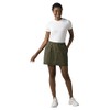 prAna Women's Standard Double Peak Skort, Cargo Green, 10