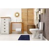 Emma Barclay Noodle Soft Touch Non-Slip Bathroom Rug in Navy