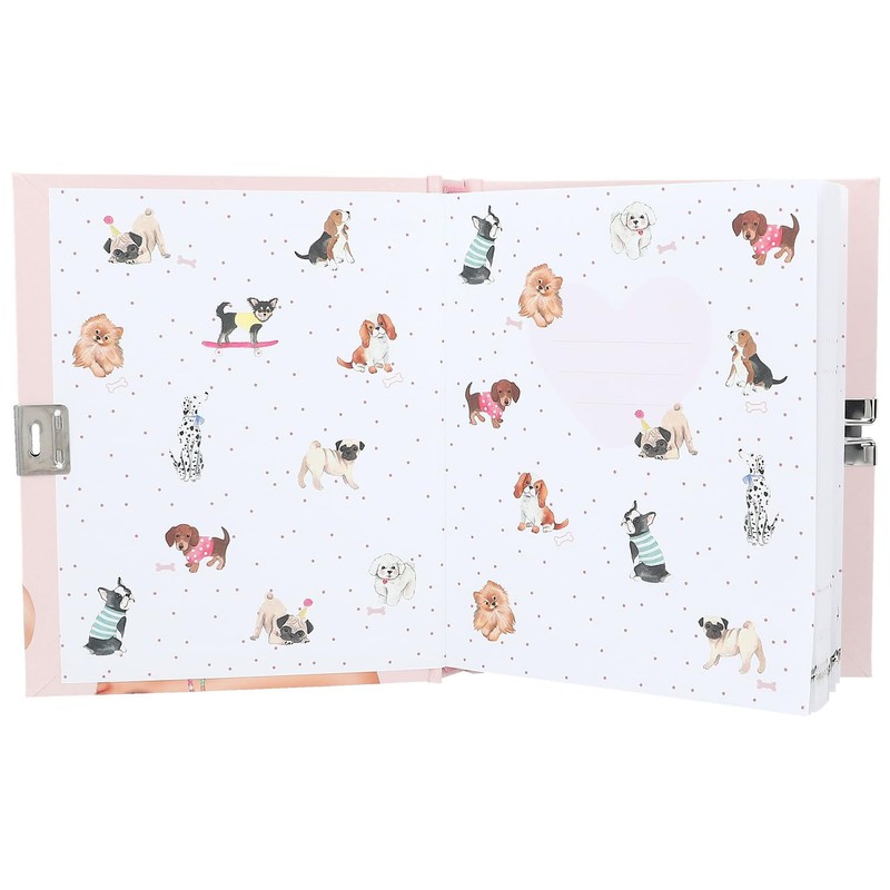 Depesche TOPModel Kitty and Doggy 12958 Diary in Beige with
