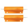 PENGLIN 2pcs 100W 8 Ohm Aluminum Shell Resistor Aluminum Case