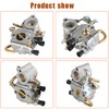 waltyotur TS420 Carburetor Kit Replacement for Stihl TS410 Concrete Cut