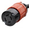 AC WORKS NEMA L14-20 Rubber SOOW 12/4 Extension Cord (10FT)