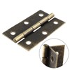 Murtenze 12 Pack 2.5 Inch Cabinet Hinge, Antique Bronze Butt