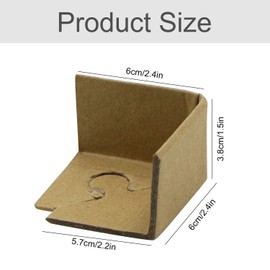 Corner Protection Edge Protection Cardboard Protective Corners Transport Protection - Adjustable Edge Protectors Corners with Buckle for Picture Frames Packaging Boxes Shipping Packing Frame, Pack of