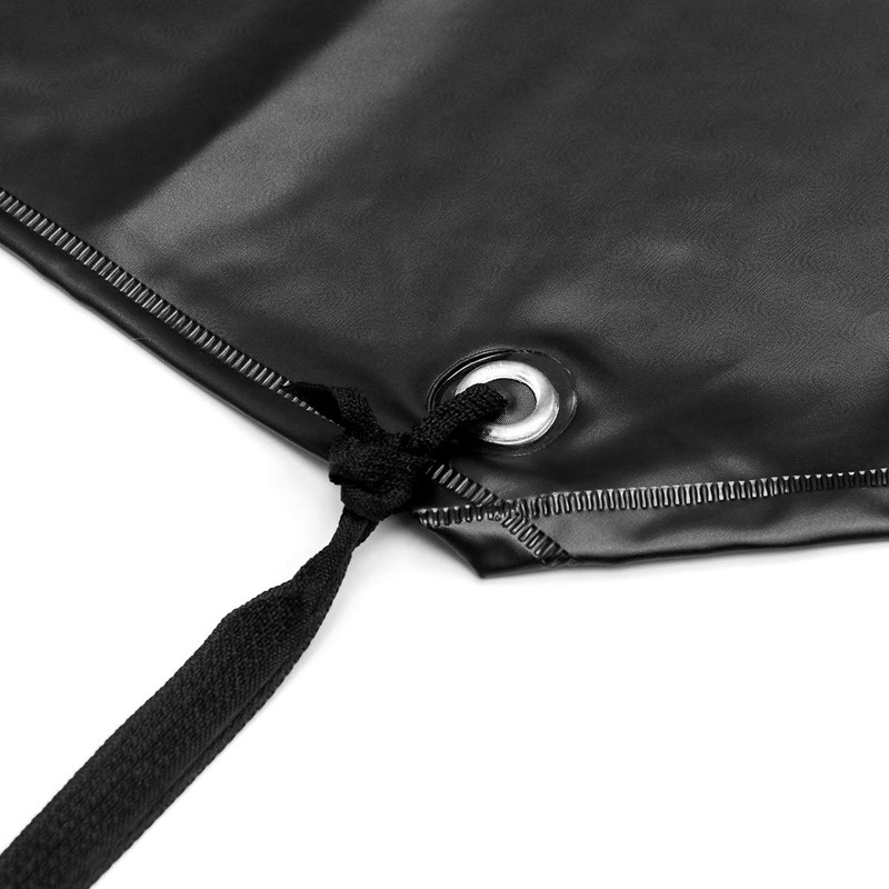 Supvox Waterproof Unisex Heavy Duty Apron for Butchers Kitchen (Black)