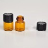 Meliars Frasco Gotero Vial 1 Ml Cristal Ambar Paquete 300