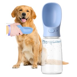 Mr. Pen Mr. Pen- Dog Water Bottle, 19oz, Large, Blue, Portable Dog Water Bottle, Dog Travel Water Bottle, Dog Water Bottle Dispenser, Portable Water Bottle for Dogs, Pet Water Bottle, Travel Dog Water Bottle