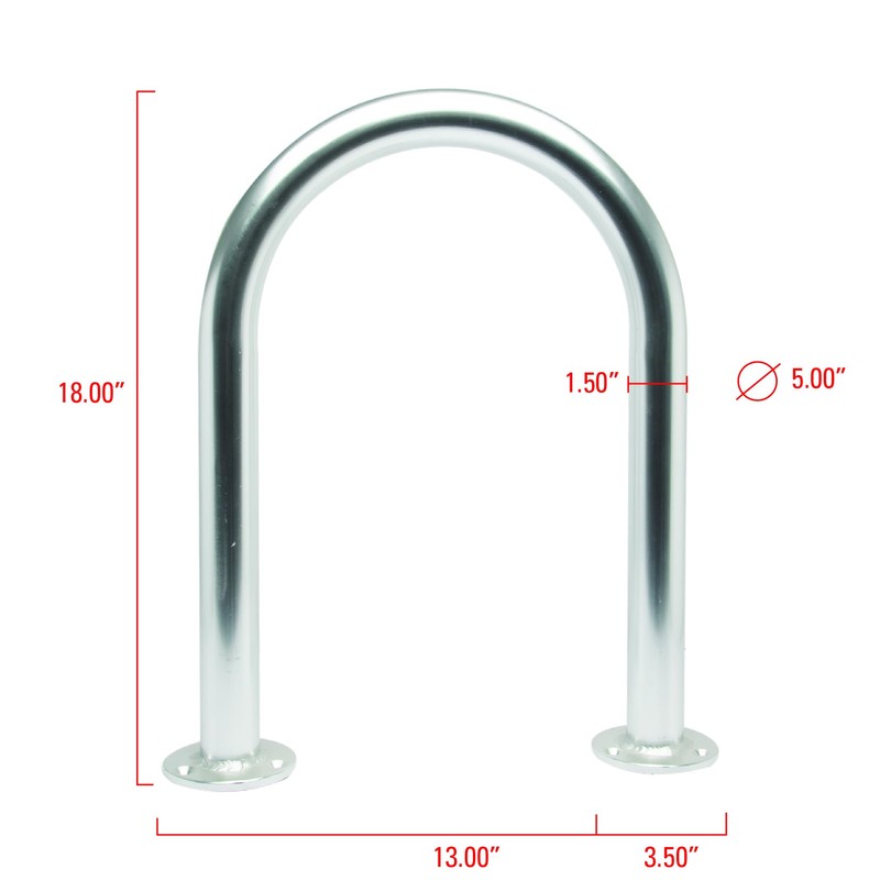 Extreme Max 3006.6892 Universal Aluminum Hand Rail for Pool, Hot