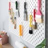 sourcing map 4pcs L Style Pegboard Hooks 3.75" L Shape