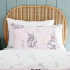 Catherine Lansfield Bunny Tails Ditsy Flowers Reversible Single Duvet Cover