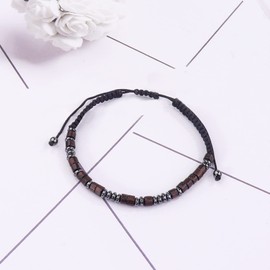 Harry and Henry Morse Code Bracelet To My Son Bracelet from Mom To My Daughter Bracelet Adjustable Beaded Braided Bracelets Son Daughter Birthday Christmas Gifts(Morse Code Bracelet-Son)