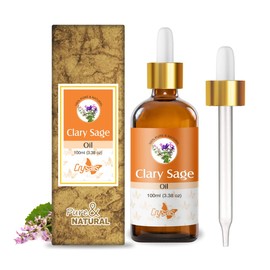 Crysalis Crysalis Clary Sage (Salvia Sclarea) Oil|100% Pure & Natural Undiluted Essential Oil Organic Standard For Skin & Haircare|Calming Properties, Promote Healthy Hair & Scalp,Calms & Soothes Skin (100 ML)