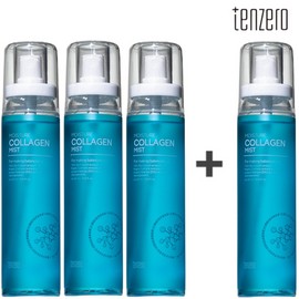 Tenzero 텐제로 모이스처 콜라겐 미스트 120ml 4개 얼굴 피부 수분 공급 촉촉한 보습 하이드롤라이즈드콜라겐 추천 Tenzero Moisture Collagen Mist 120ml 4-pack for Facial Skin Hydration and Moisturizing Hydrolyzed Collagen Recommended
