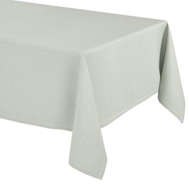 Elegant Tablecloth with Natural Linen Look, Lina Tablecloth and Table Runner, Choice of Size and Colour (Square 110 x 180 cm, Sage Beige)