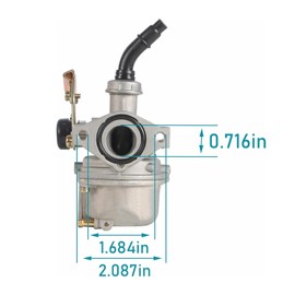 19MM Carburetor Cable Choke Kit 19mm Coleman Powersports AT125-B Quad Baja ATV 125cc PZ19 Carb
