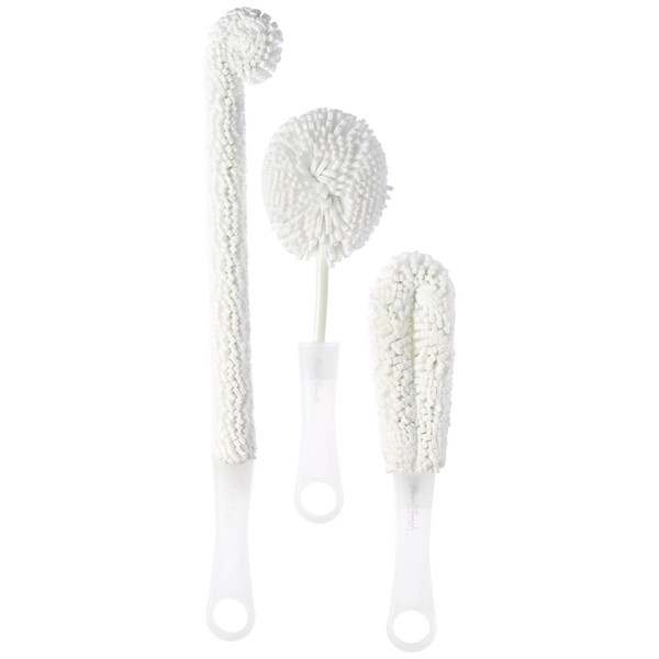 Final Touch 3 Piece Glassware Cleaning Brush Set (WBR6)