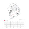 QGJNSGC Love Urn Ring Pet Dog Cat Ashes Memorial Keepsake