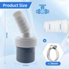 Washing Machine Drain Adapter 1 1/4 Inch (40 mm) -