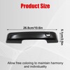 FZJDSD Gloss Black Door Handle Covers with Smart Key Cutout