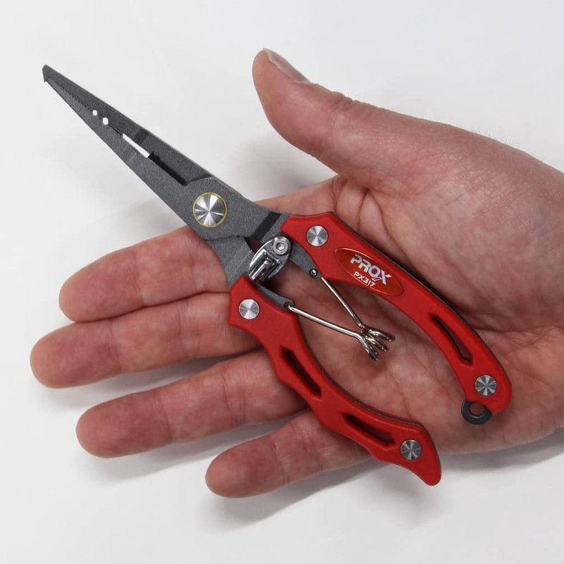 PROX PX317R Fluorine Coated Stainless Steel Pliers, 6.5 inches (165