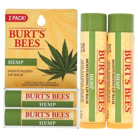 Burt's Bees Bálsamo labial hidratante de cáñamo unisex 2 oz