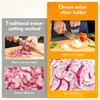 AOYYUBK 304 Stainless Steel Onion Holder & Slicer - Multi-Fruit