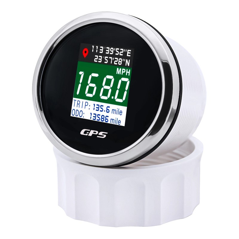 ARTILAURA 2'' 52MM Digital GPS Speedometer Gauge With LCD Odometer