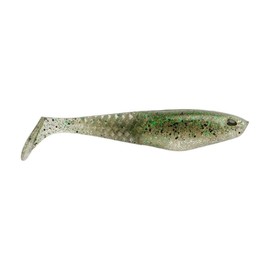 Berkley PowerBait Saltwater CullShad Fishing Bait, Silver Flash, 5in, Irresistible Scent and Flavor, Ideal for Bass, Redfish, Trout and More