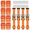 AUTOAlkins Wheel Chock Tie Down Kit, 4,400lb Break Strength —