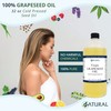 GrapeSeed Oil-Cold Pressed, Virgin, Undiluted, 100% Pure Grape Seed Oil,