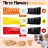 Xcdsxer Cat Treats,Lickable Cat Treats,Squeezable Cat Treats,Nutritionally Balanced to Promote