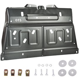 Upgrade Manganese Steel Splash Panel Shield Compatible with 2015-2020 Ford F150 with Gasoline Engine (Underbody Panel Not Fit Raptor Model/3.0L Diesel) Front Under Car Engine Lower Cover ML3Z-7222-D