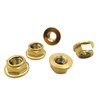 RISON Titanium Nut Titanium Flange Full Metal Lock Nut M5