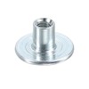 uxcell M4 T-Nuts, 50pcs Carbon Steel Tee Nut Round Base