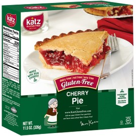 Katz Gluten Free Katz Gluten Free Personal Size Cherry Pie | Dairy Free, Nut Free, Soy Free, Gluten Free | Kosher (1 Pack of 1 Pie, 11.5 Ounce)