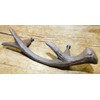 2 Cast Iron Antique Style Deer Antlers Drawer Handle Pull