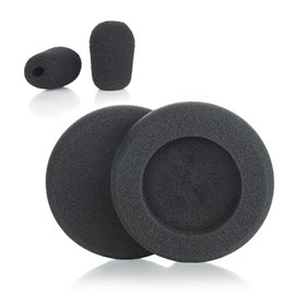 Sumugaric Headphone Earpads Replacement Foam Cushions with Ear Mic Compatible with VXI BlueParrott B250-XT B250-XTS Headset Accessories