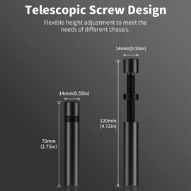 upHere Graphics Card GPU Brace Support, Video Card Sag Holder Bracket, GPU Stand with Magnet and Rubber Pad,L(70mm-120mm)