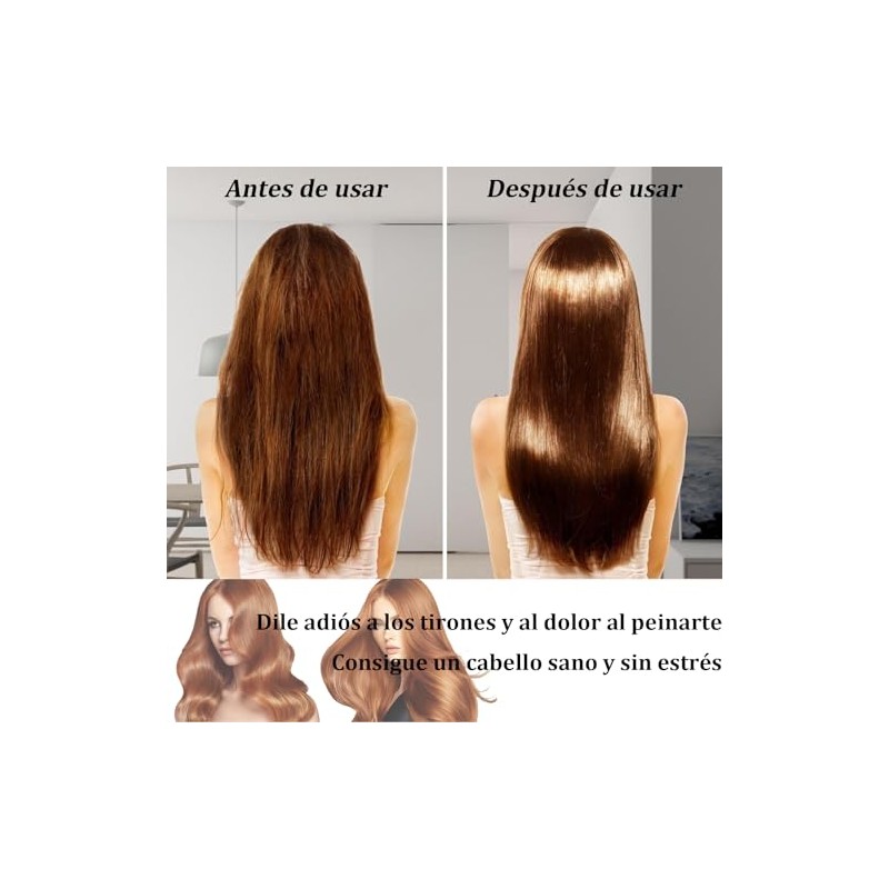 Royal Blue Detangling Comb,RUAKIVA Cepillo para Cabello,Desenreda Tu Cabello Fácilmente,Cepillo