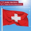 Aricona Switzerland Flag 90 x 150 cm, Swiss National Flag