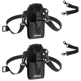 Radio Holster Radio Strap Firefighter EMS EMT Bundle Set Includes Anti-Sway Strap for Radio Strap,Radio Holder,Shoulder Strap Fits for Two-Way Ham Walkie Talkie Radio Scanner (2 Pack)