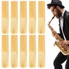 10PCS Saxophone Alto Reeds 2.5, Professional Alto Sax Reed Thinner