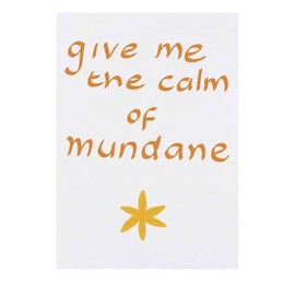 'Give Me The Calm Of Mundane ' Temporary Tattoo - Water Resistant, Skin-Safe, Non-Toxic Transfer (TO00085573)
