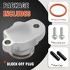 VIKKSAER Oil Pump Block Off Kit, w/Plug Cover O-Ring Bolts