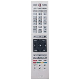 CT-90428 Replace Remote Control Applicable for Toshiba TV 39L4300UM 39L4300U 58L4300U 32L4300U 65L7300U 50L4300U 50L7300U 58L7300U 32L4300UC 39L4300UC 58L7300UC 65L7300UC 50L4300UC 58L4300UC 50L7300UC