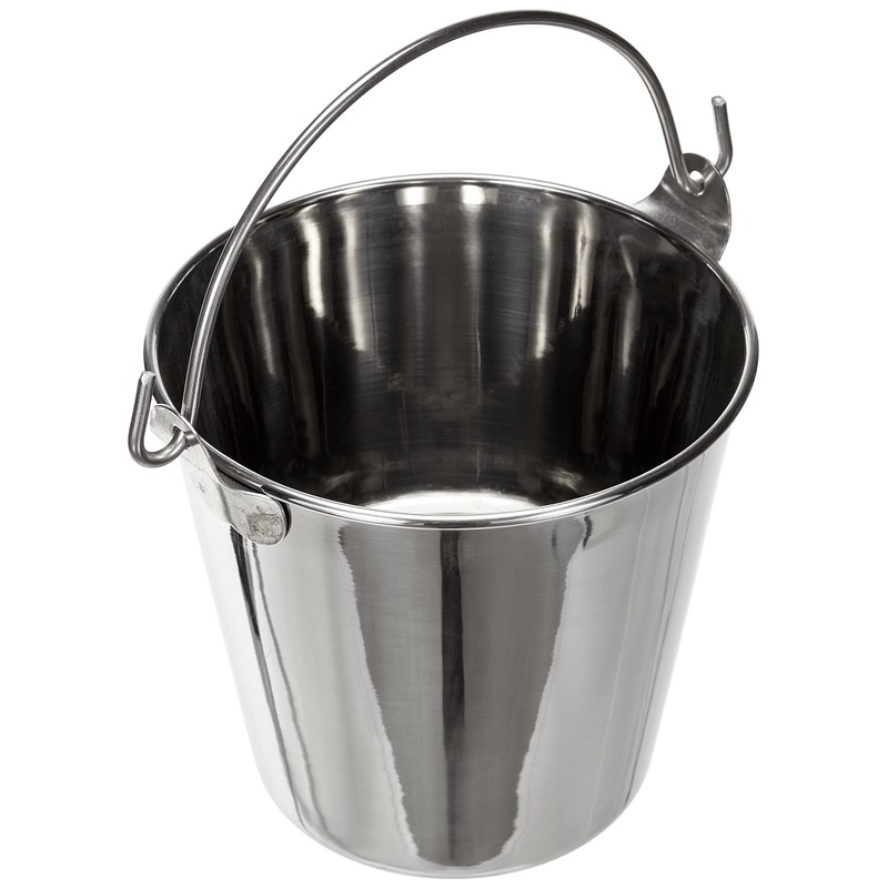 IBILI Utility Bucket 16 cm of Stainless Steel, Silver