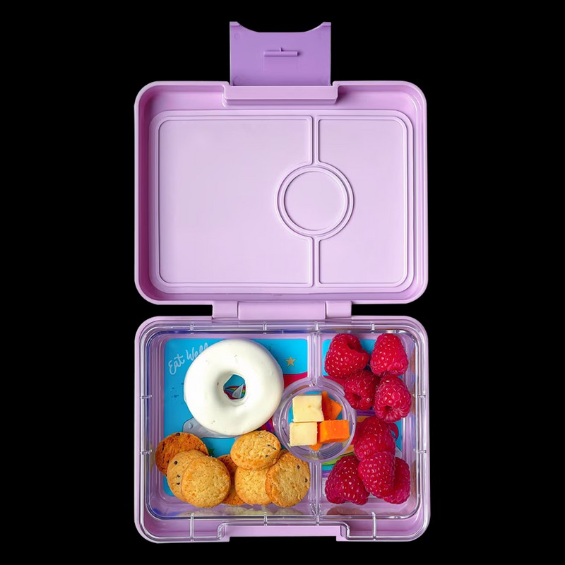 Yumbox Snack Lunch Box, Power Pink (Rainbow)