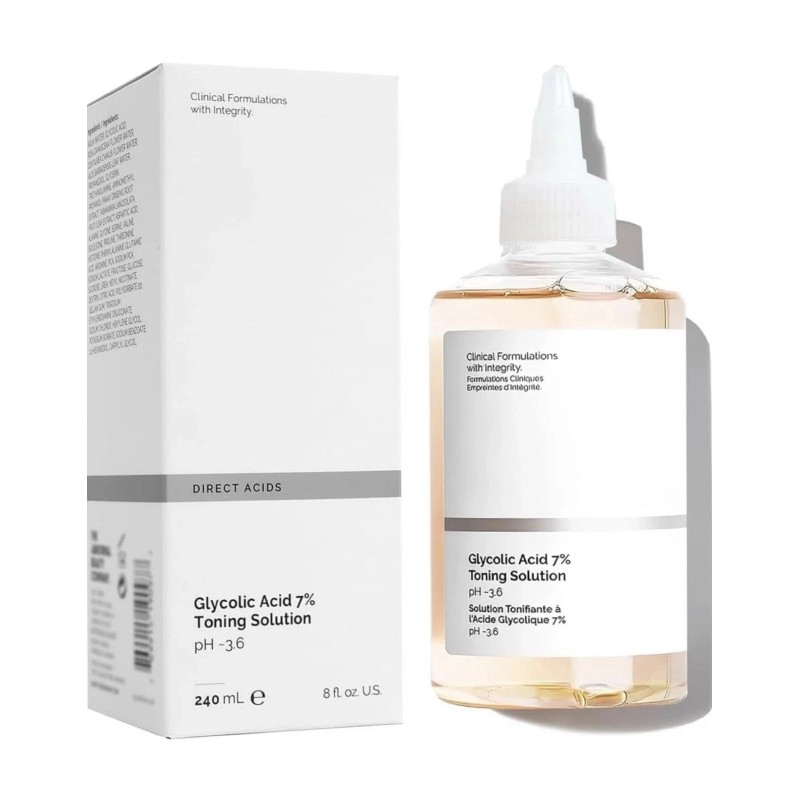 240ml Direct Acids Glycolic Acid 7% Toner Exfoliating Serum for