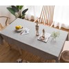 Plenmor Tablecloth for Rectangular Tables Solid Embroidery Lattice Table Cloth